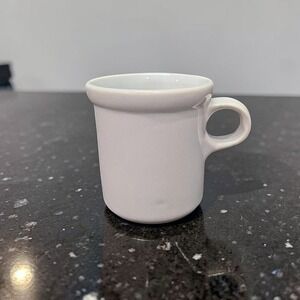 McCoy Pottery White Ceramic Mug #1412,‎ USA Made Replacement Coffee Cup, Vintage